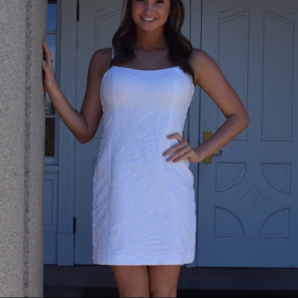 Lily Pulitzer Shelli Stretch Pineapple Shift Dress